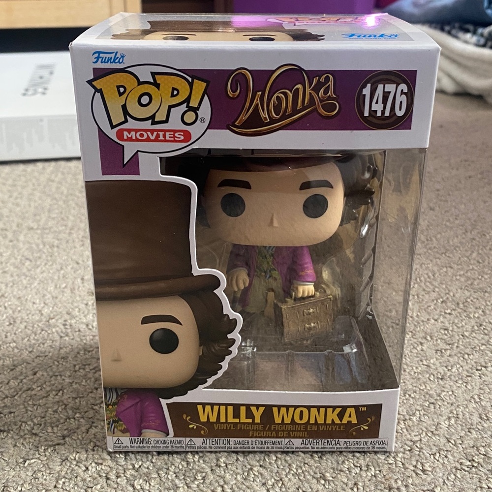 Willy Wonka Funko Pop Figure #1476 New in package